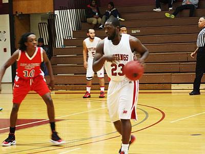 Game Recap: Hall's Double-Double Leads Mustangs Past Bucs